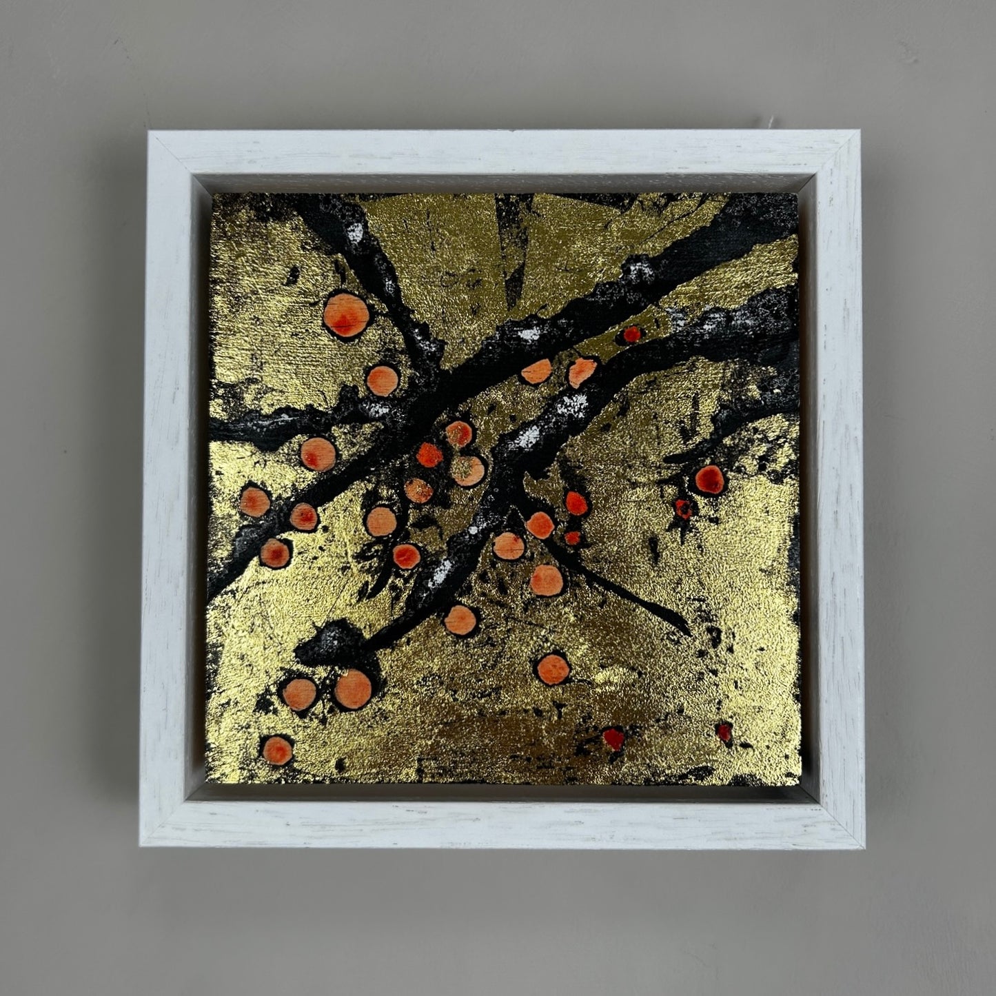 'Three Sisters' 19cm x 19cm Gouache & Ink on Board