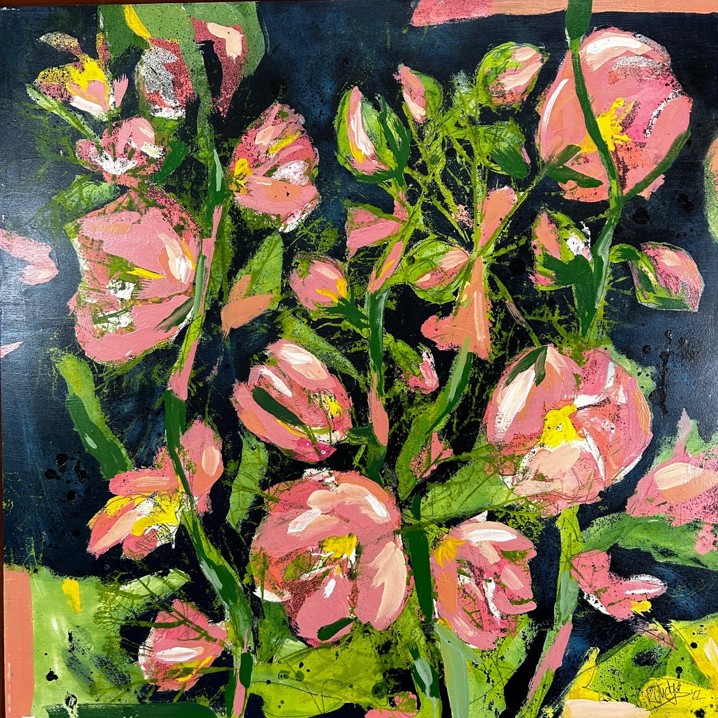 'You're So Great' 65cm x 65cm Mixed Media on Board