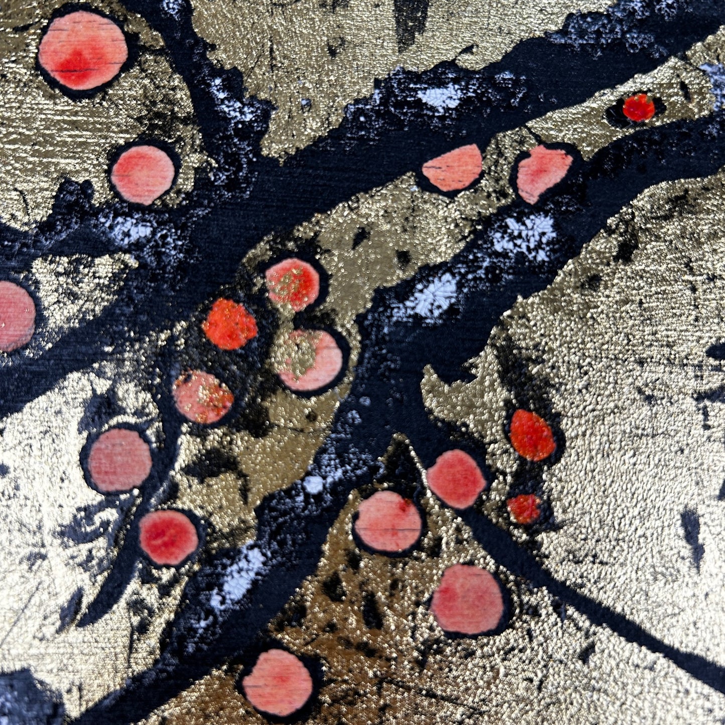 'Three Sisters' 19cm x 19cm Gouache & Ink on Board