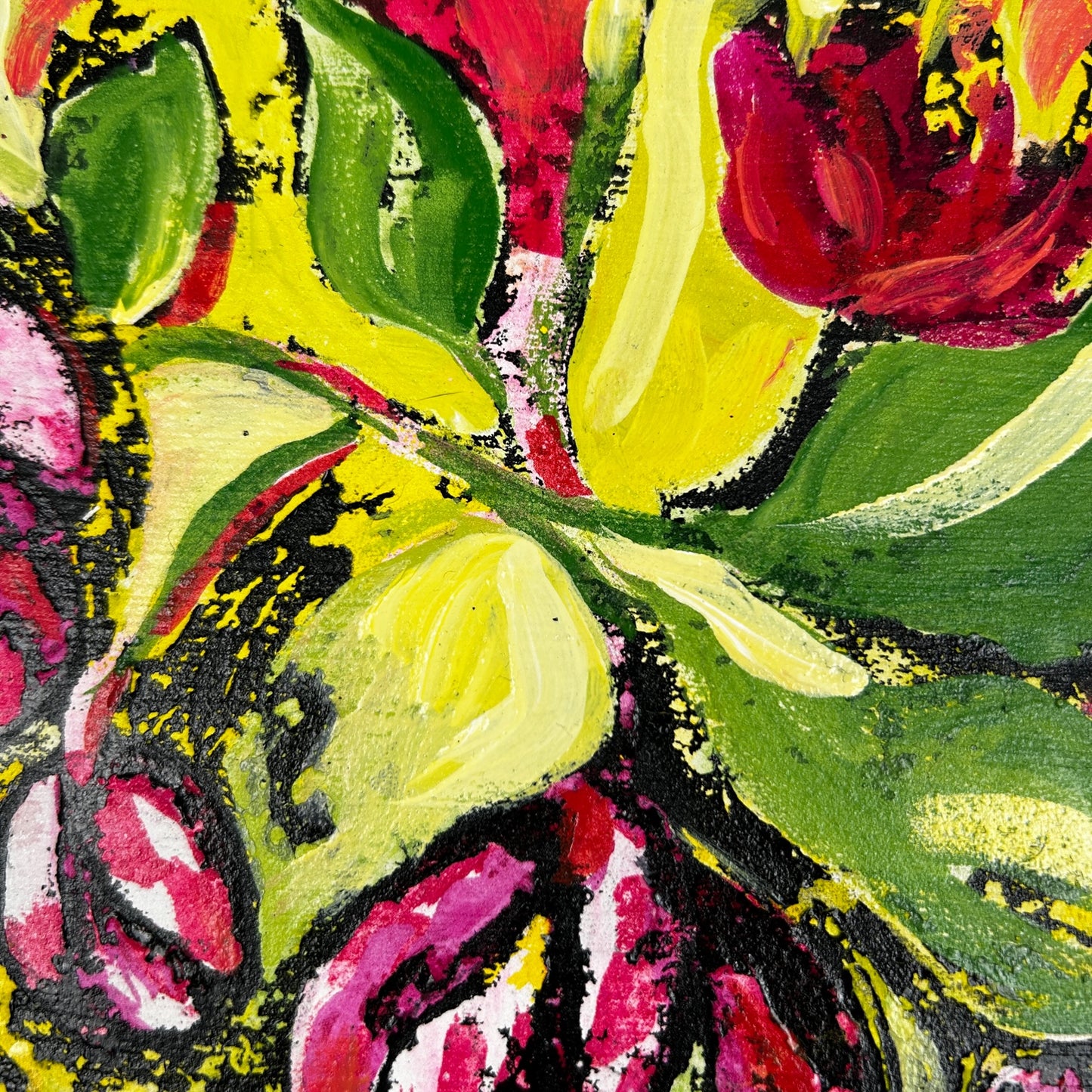 'I Go To Sleep' 19cm x 19cm Gouache & Ink on Board