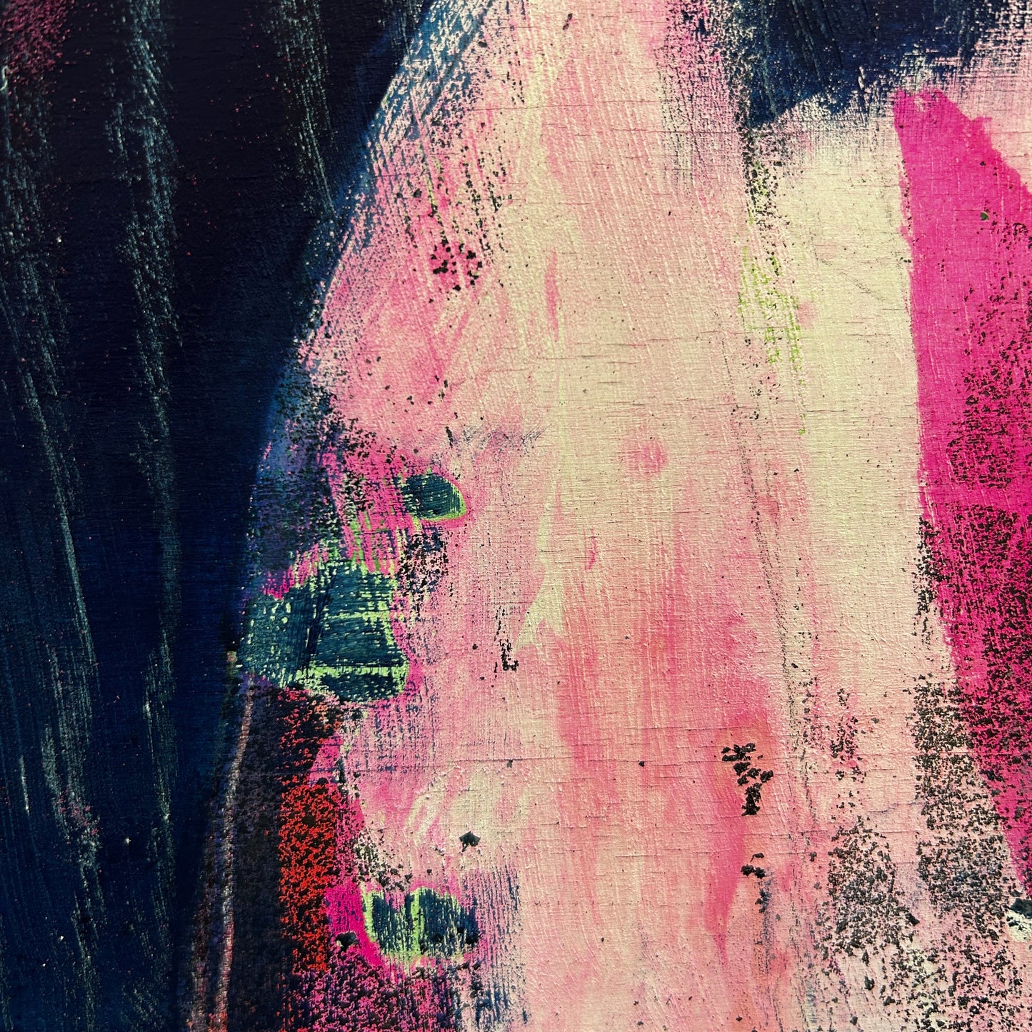 'Sing' 65cm x 65cm Mixed Media on Board