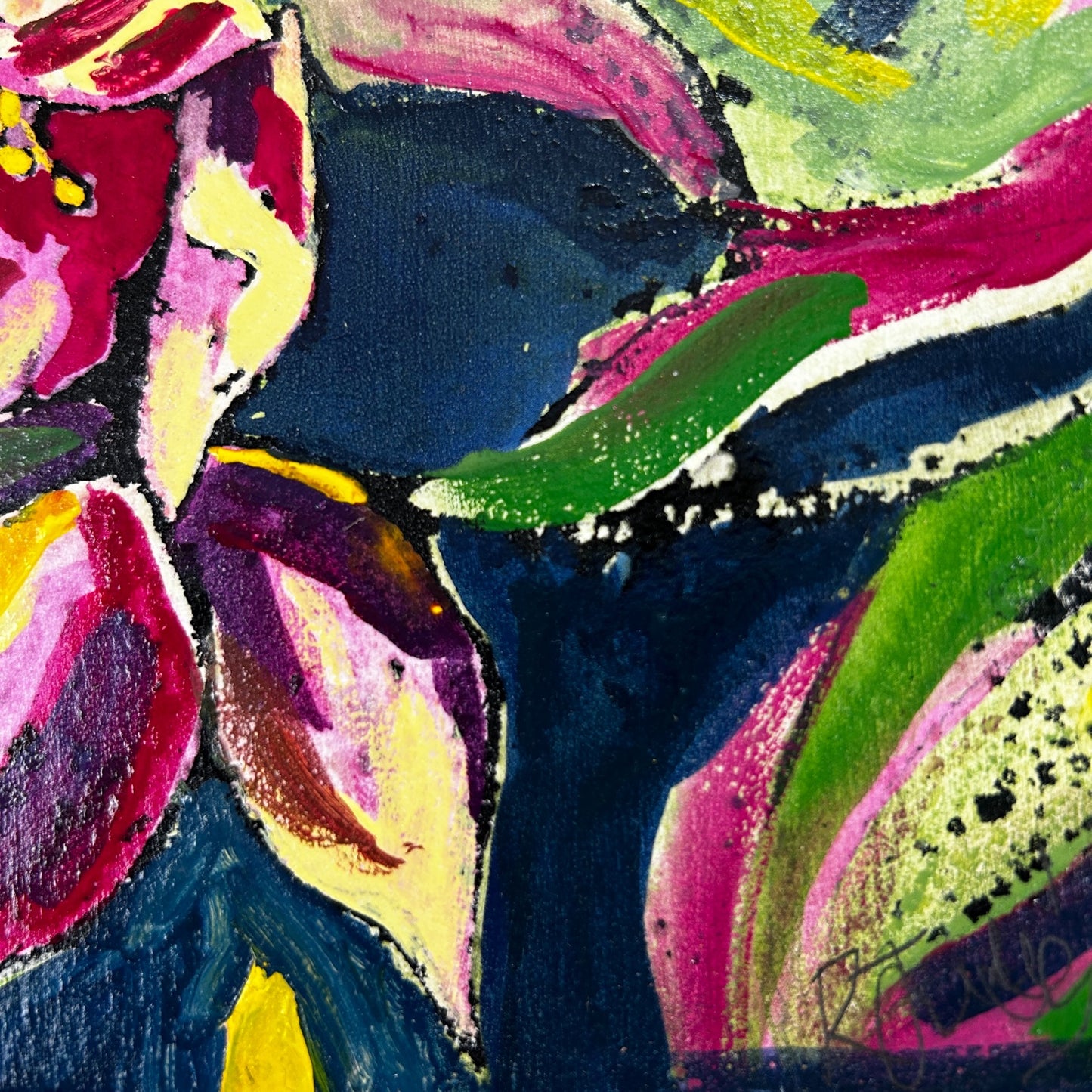 'Redondo Beach' 19cm x 19cm Gouache & Ink on Board