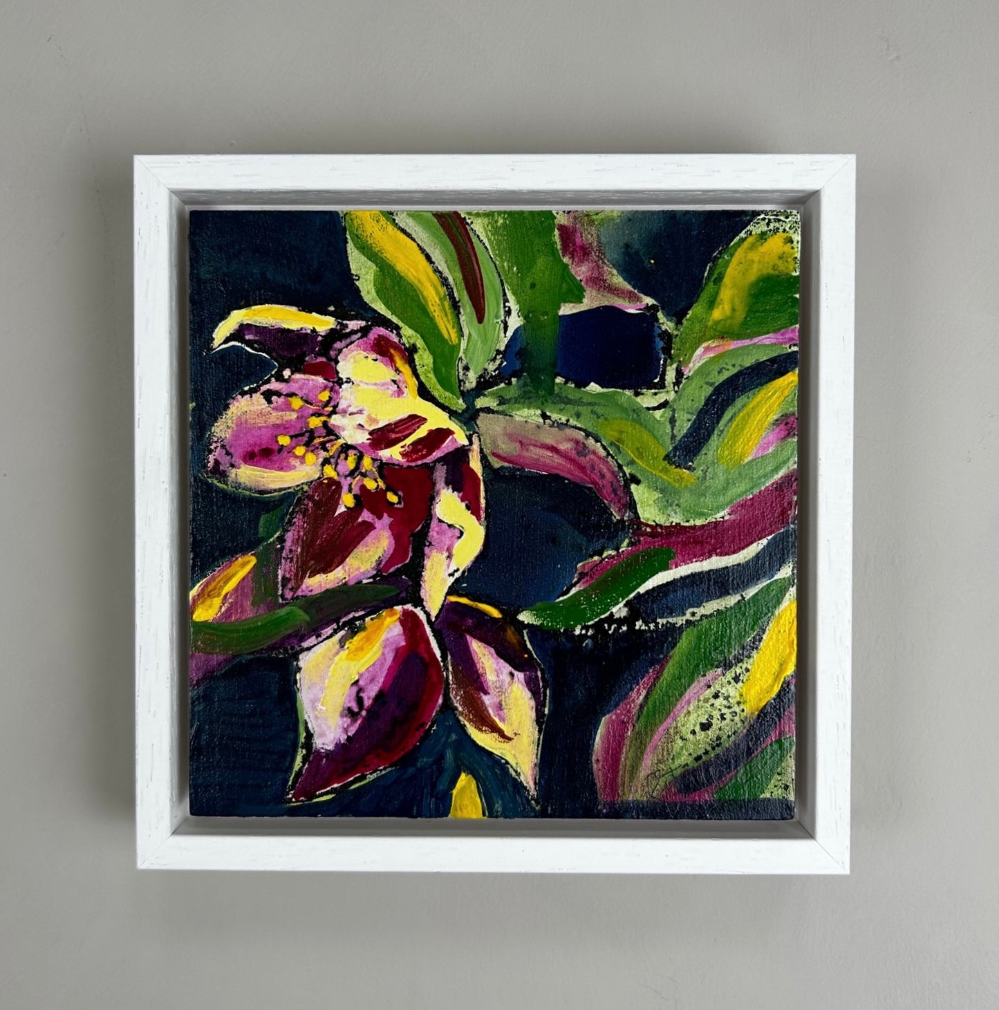 'Redondo Beach' 19cm x 19cm Gouache & Ink on Board