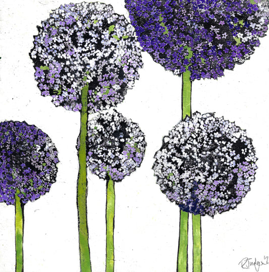 'Slow Down' 34cm x 34cm Gouache & Ink on Board