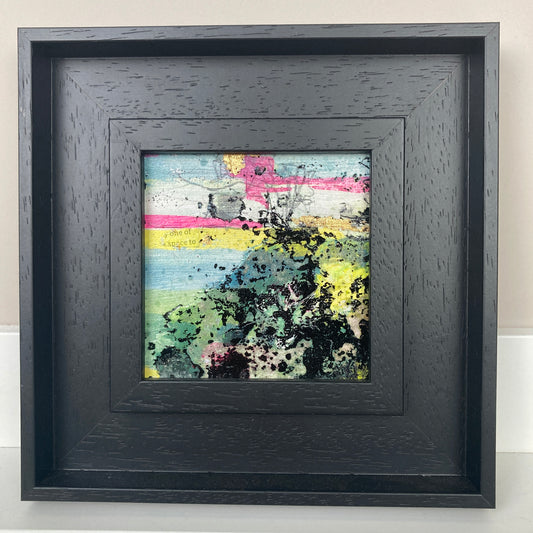 'View Four in Nine Squares' 19cm x 19cm Mixed Media on Board