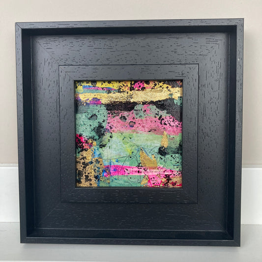 'View Eight in Nine Squares' 19cm x 19cm Mixed Media on Board