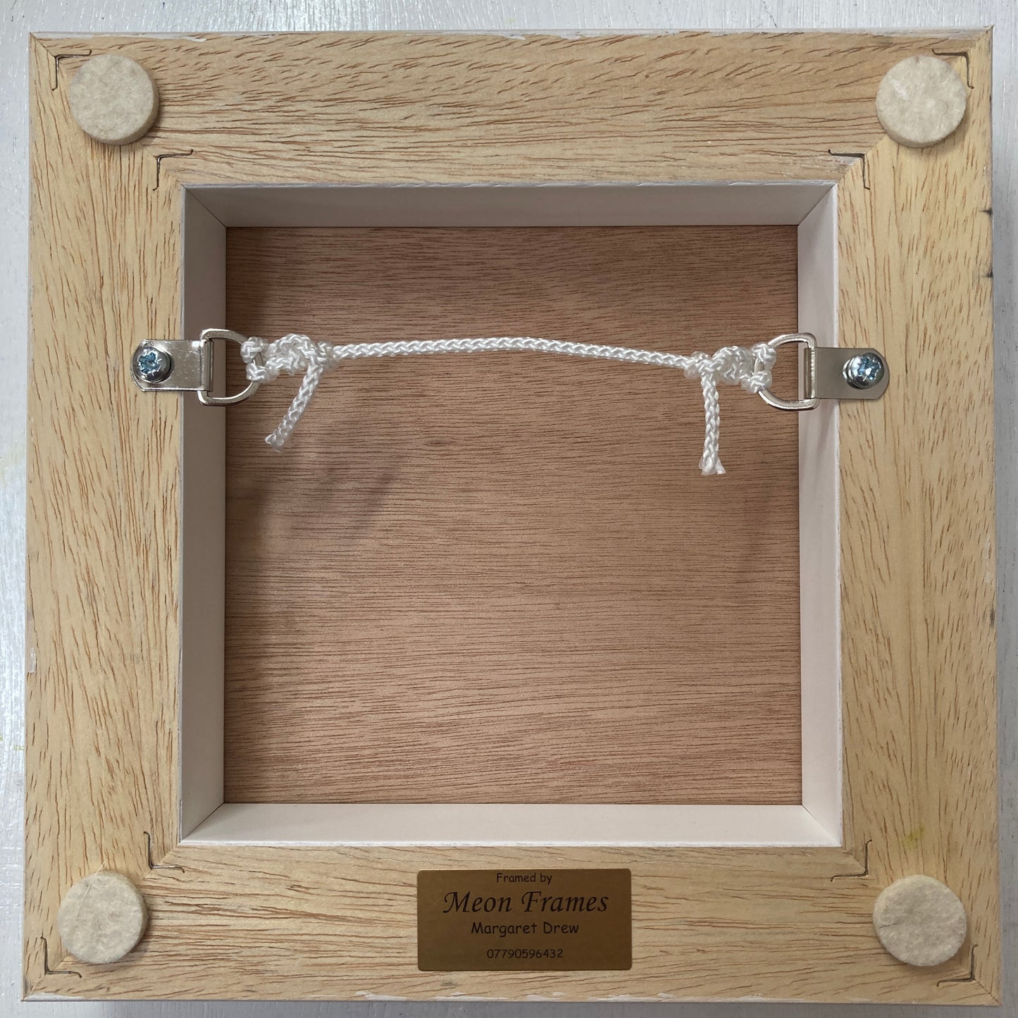 'June Birches' 19cm x 19cm Mixed Media on Board