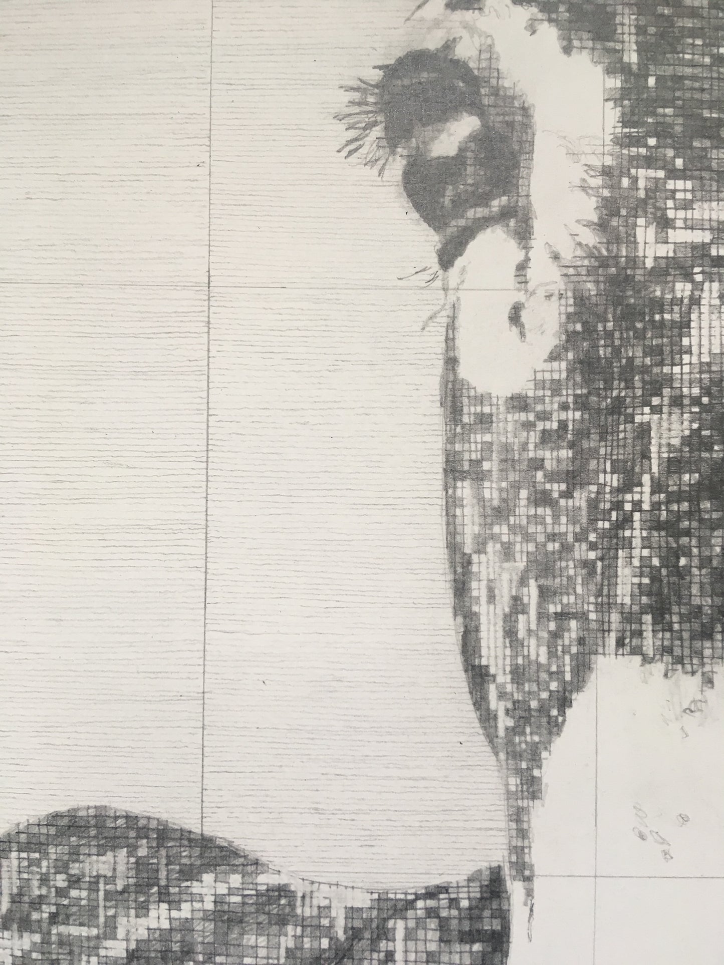 Elizabeth Original Conservation Framed Drawing