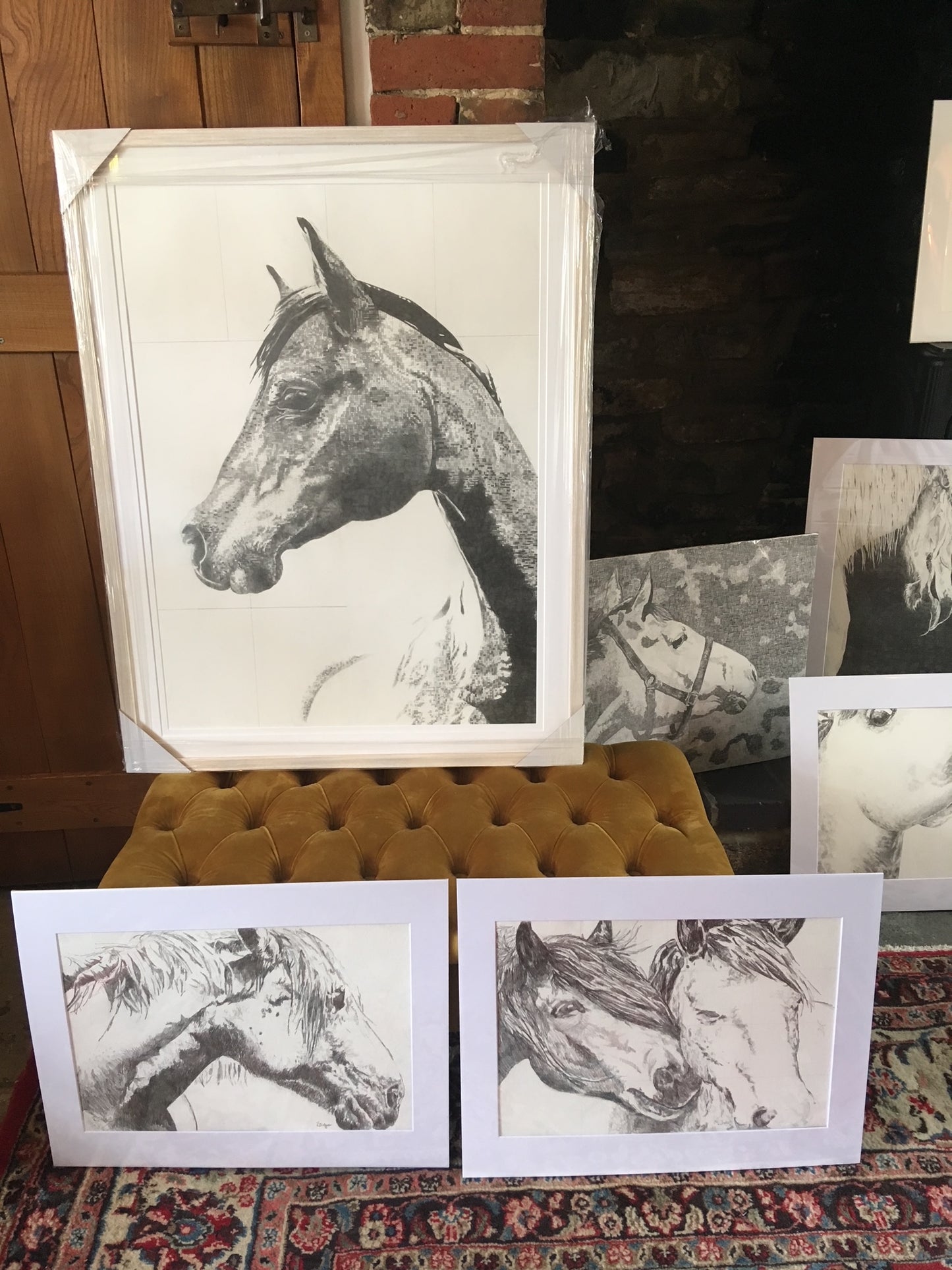 Sebastian Original Conservation Framed Drawing